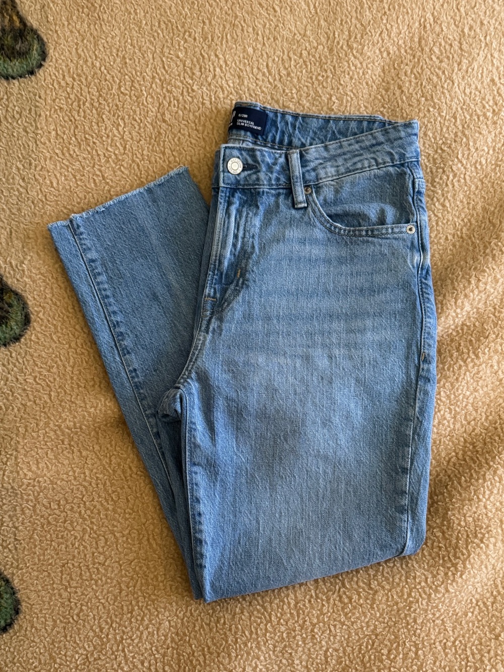 gap universal slim boyfriend size 6/28R